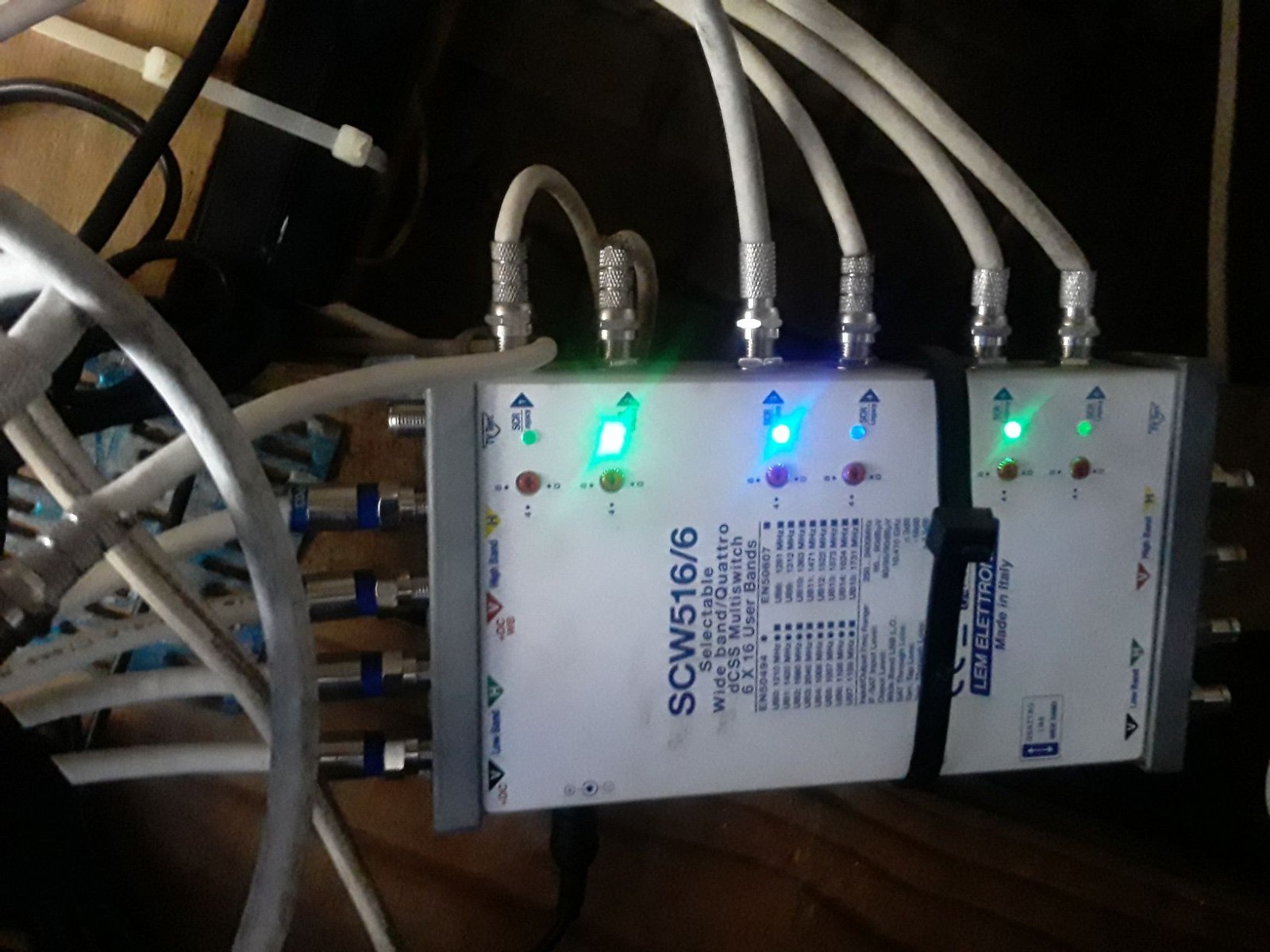 SCW516 multiswitch distribution panel